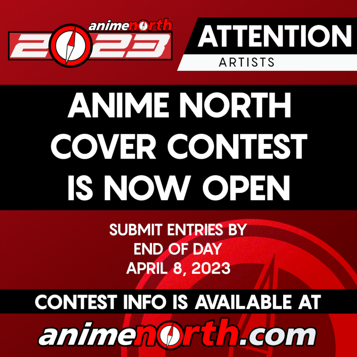 Anime North 2023 Survival Guide Cover Contest
