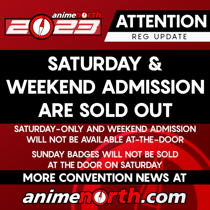 Weekend and Saturday Admission Now Sold Out