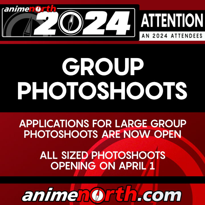 Group Photoshoots at Anime North 2024