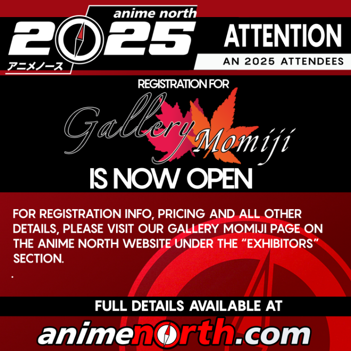 Registration for Gallery Momiji Now Open